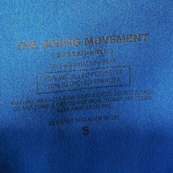 The Giving Movement High-Rise Leggings in Recycled Softskin | Blue | Small - Picture 7 of 8